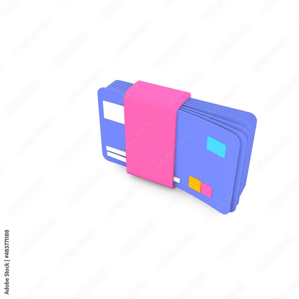 Finance tools on white background. 3d rendering Finance tools on white background. 3d rendering