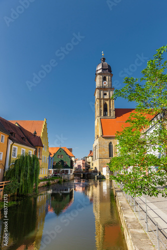 Basilika St. Martin an der Vils in Amberg in der Oberpfalz in Deutschland