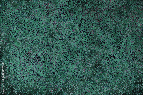 Green rusty metal wallpaper suede