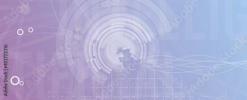 Conceptual technology illustration of artificial intelligence