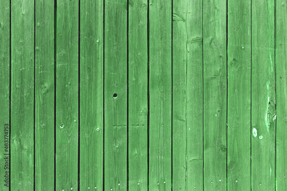 The old green wood texture with natural patterns The old green wood texture with natural patterns