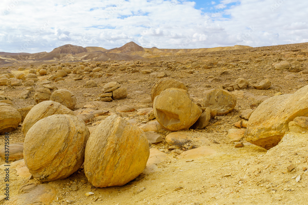 Bulbs rocks (boulders) of Kedar valley, Massive Eilat Nature Reserve