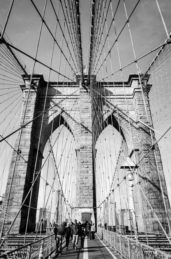 Obraz premium Iconic Brooklyn Bridge