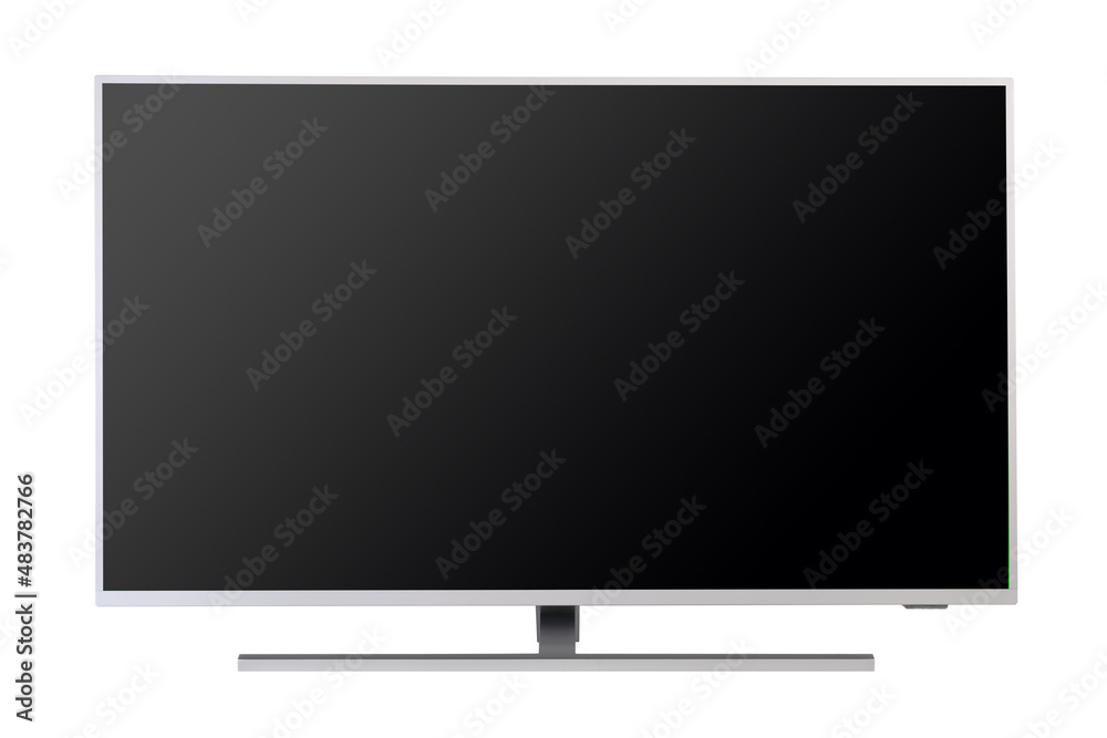 Big led tv isolated on white background Big led tv isolated on white background
