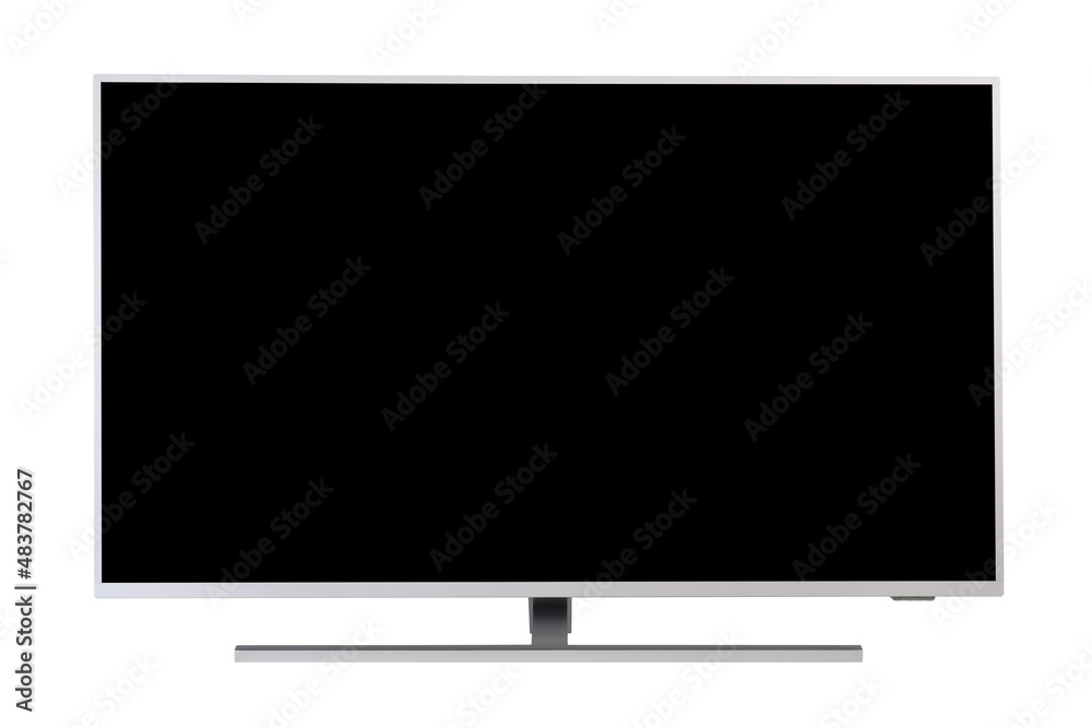Big led tv isolated on white background Big led tv isolated on white background