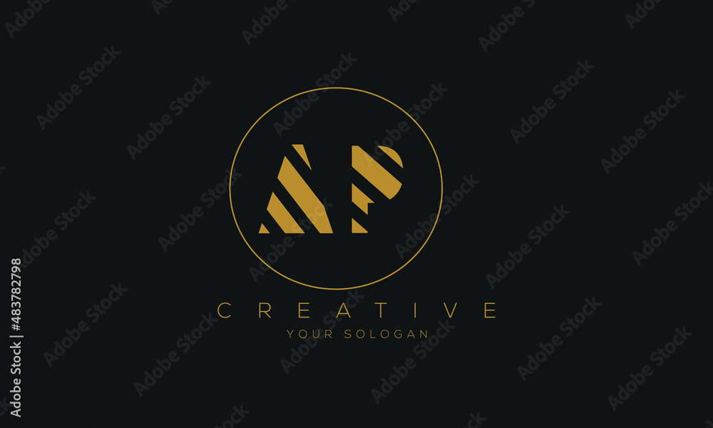 AP logo design. AP logo design.