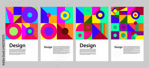 Modern Abstract Geometric Background. For cover design  banner  and social media