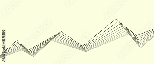 Sharp edge stroke or lines with mountain look-alike shape can be used for background, backdrop, wallpaper, illustration, graphical resources