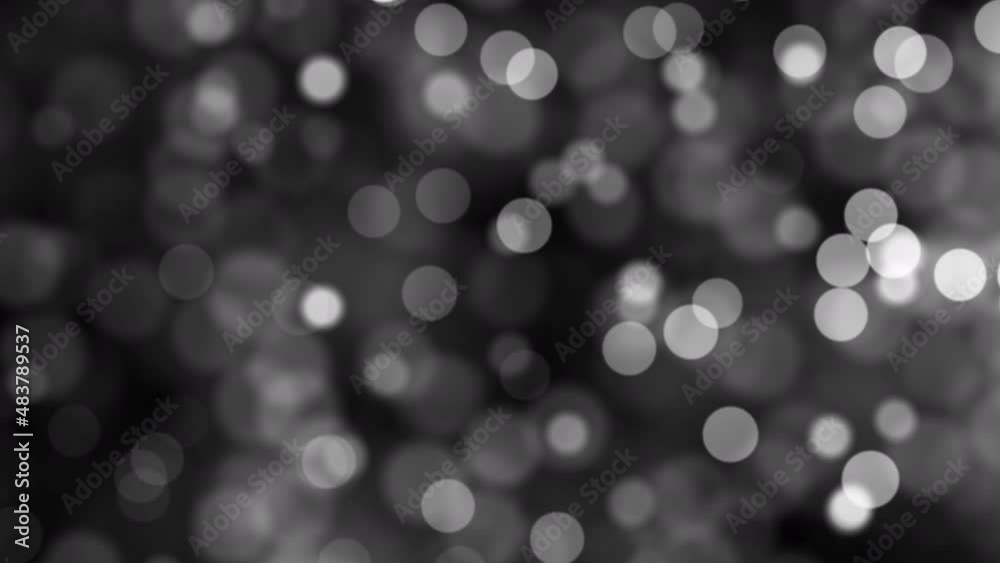 black bokeh abstract circles background