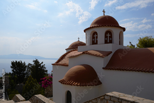 Monastery of Agios Savvas in Pothia on Kalymnos island (Dodecanese islands, Greece) photo