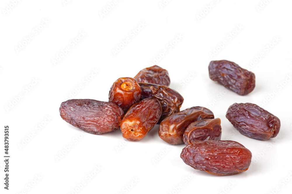 dried dates isolated on white dried dates isolated on white