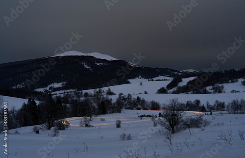 Fototapeta Naklejka Na Ścianę i Meble -  Bieszczady, Polska , połonina , góry