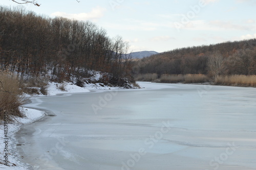 river in winter © VladaKg03