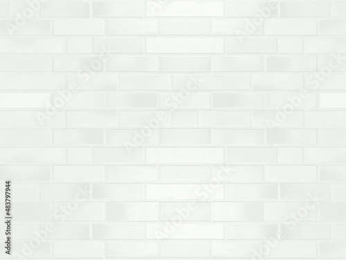 Close up brick wall texture. White background in urban loft or grunge style. 