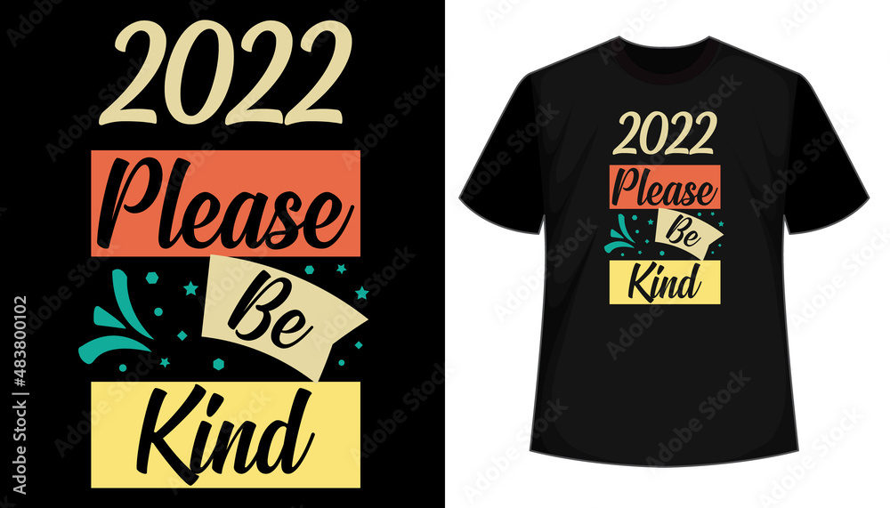 New Year typography t shirt Design New Year typography t shirt Design