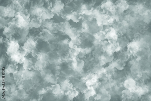 Gray and white clouds fluffy wallpaper