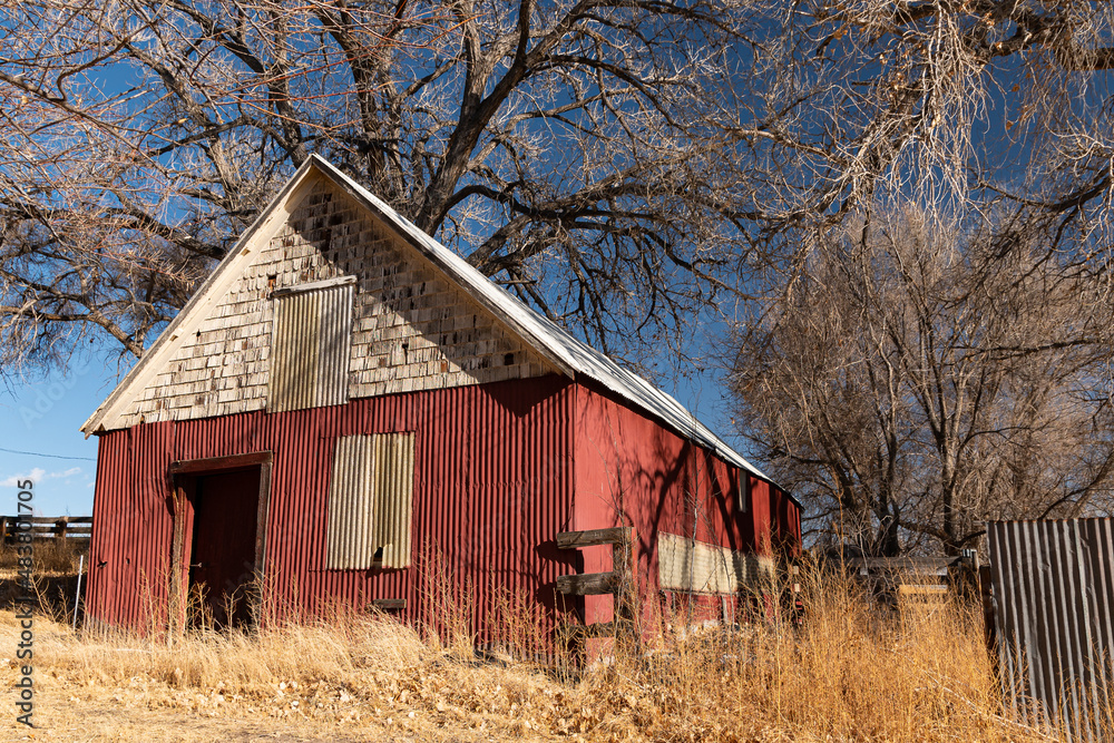 Rustic farm out building in Eastern Colorado. Rustic farm out building in Eastern Colorado.