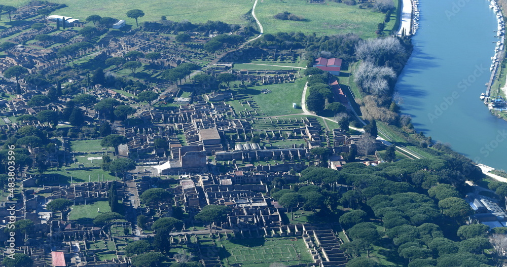 Fototapeta premium rome...vue aérienne
