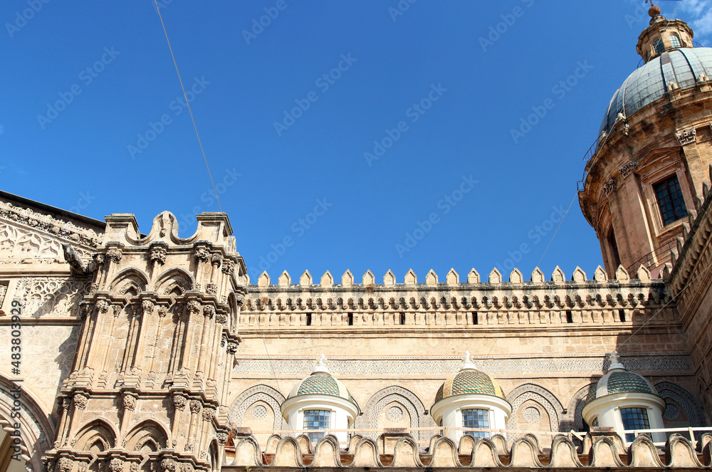 Fototapeta premium Cathedral of Palermo, Sicily, Italy.