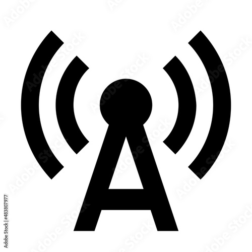 4g icon, 4.5g icon, cellular data icon, Cell Tower Icon