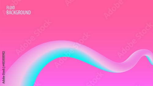 Modern fluid background design for cover, landing page, website, business presentation, social media.