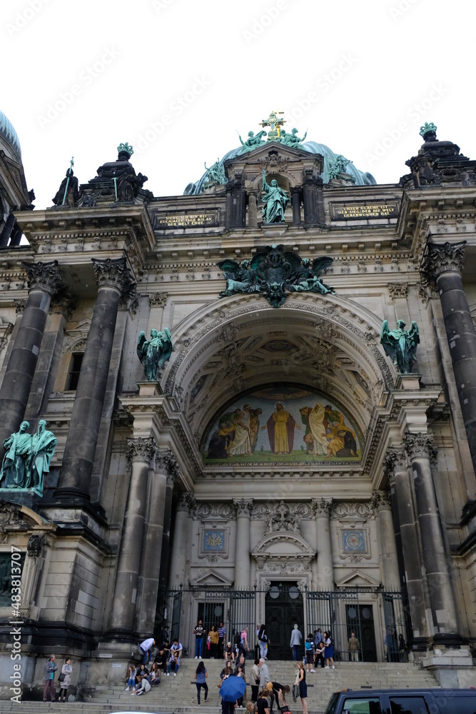 Facade of the Berliner Dom or Berlin Cathedral, Germany