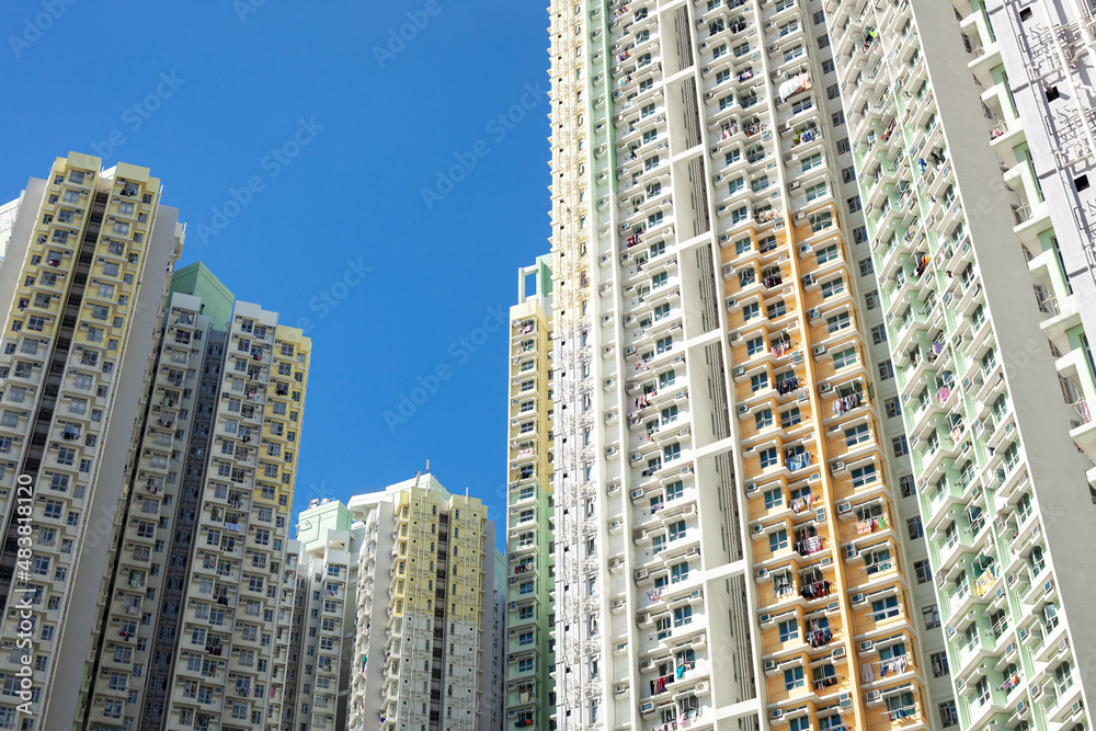 White Tall Buildings In Hong Kong Kowloon City 3