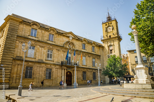 Hotel de Ville (City Hall) of Aix en Provence, France