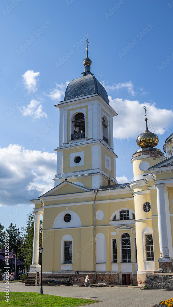 Naklejka premium The bell tower of the Orthodox church