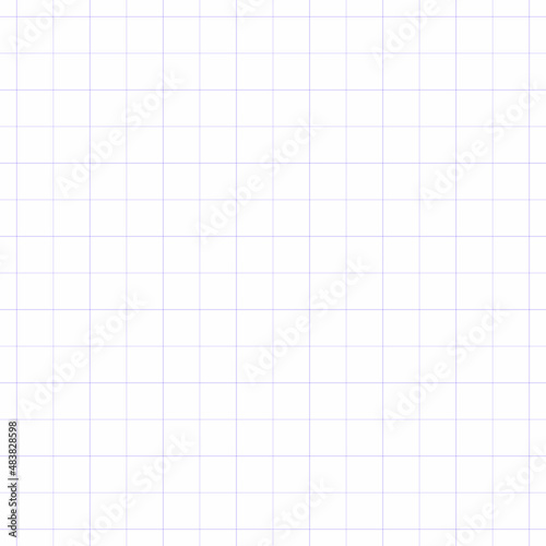Square straight line grid pattern background vector closeup 300 dpi.Notebook graph memo piece of paper sheet for business notes, paper drifts, space, checkered project. Education, school, study goals.