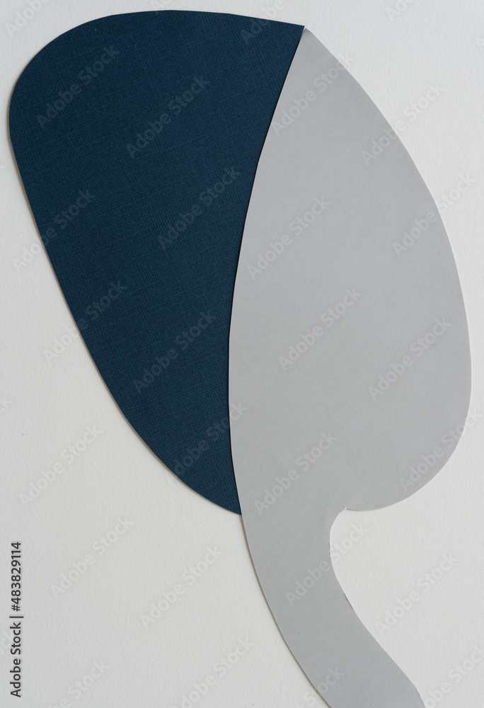 paper shapes on a light background paper shapes on a light background