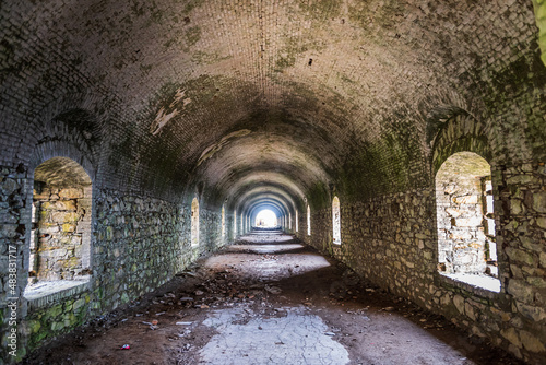 Inside Forte Monte Ratti in Genoa