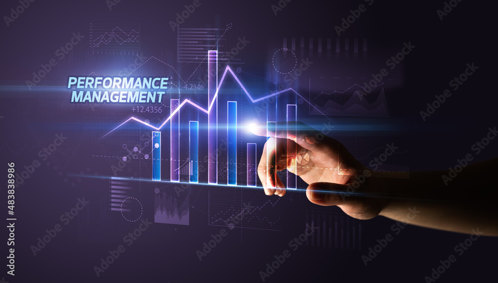 Hand touching business concept Hand touching business concept