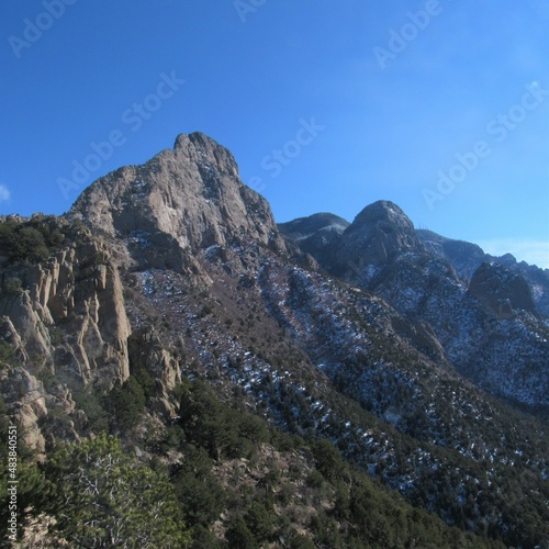 Northern view of Sandia Mountains