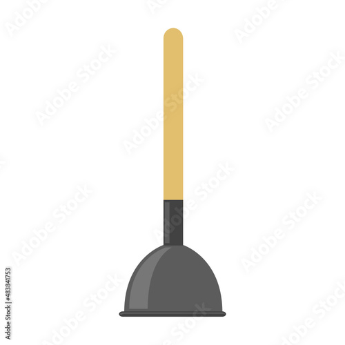 plunger flat icon