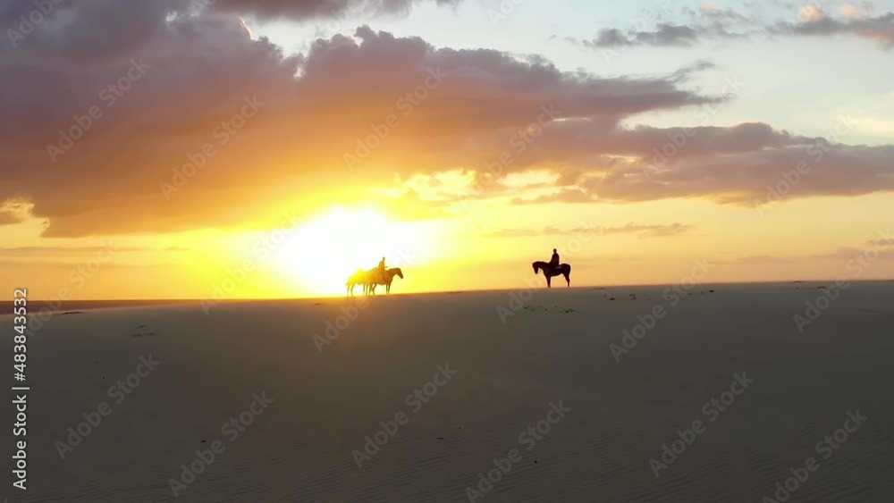 Colorful sunset sky at famous beach of Jericoacoara state of Ceara Brazil. Sunset at tropical scenery for vacation travel destination. Northeast Brazil. Colorful sunset sky at famous beach of Jericoacoara state of Ceara Brazil. Sunset at tropical scenery for vacation travel destination. Northeast Brazil.