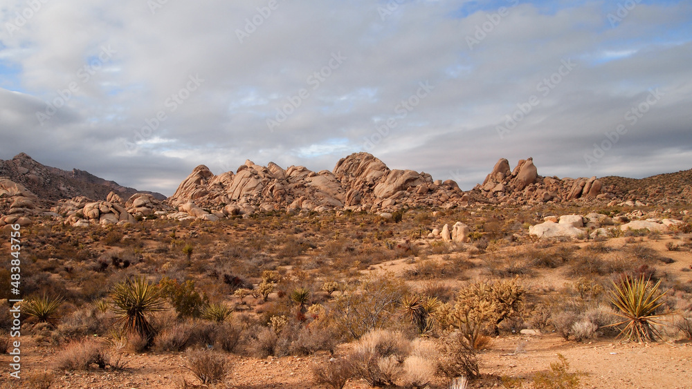 Mojave desert amazing rock formation Mojave desert amazing rock formation