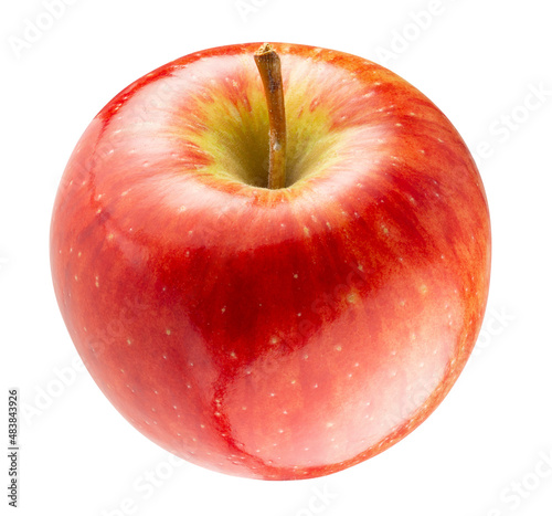 red apple with clipping path isolated on a white background