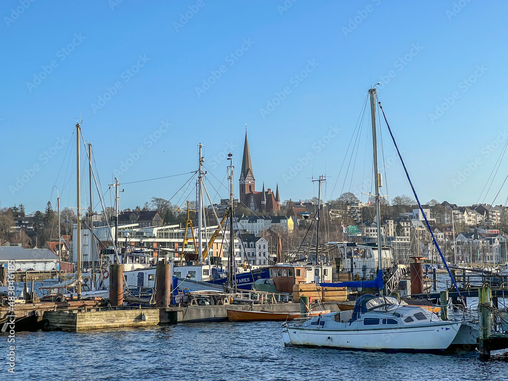 Harbor of Flensburg, Schleswig Holstein, Germany. The real north.