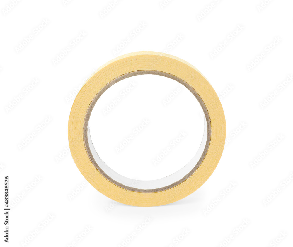 Roll of adhesive tape isolated on white Roll of adhesive tape isolated on white
