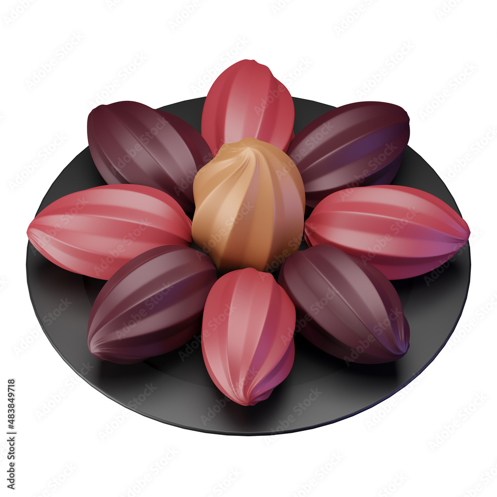 Dates 3D Render Illustration Dates 3D Render Illustration