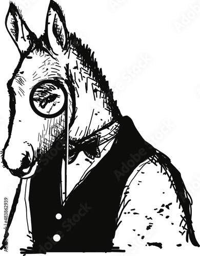 waitress donkey