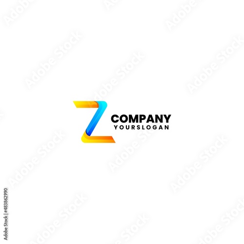 Free Download colorful modern letter z logo design - GFXLoad
