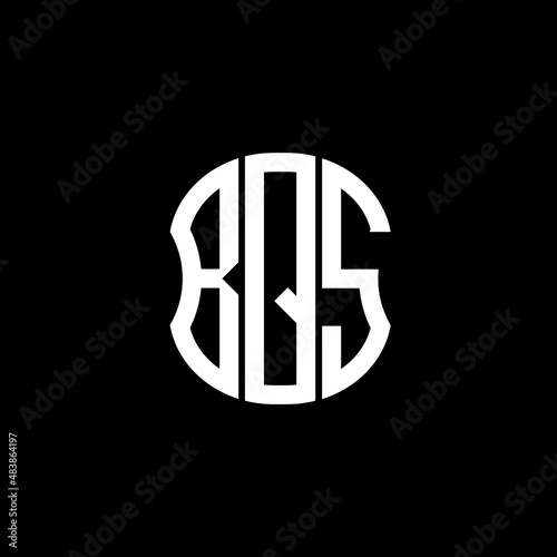 BQS letter logo creative design. BQS unique design photo