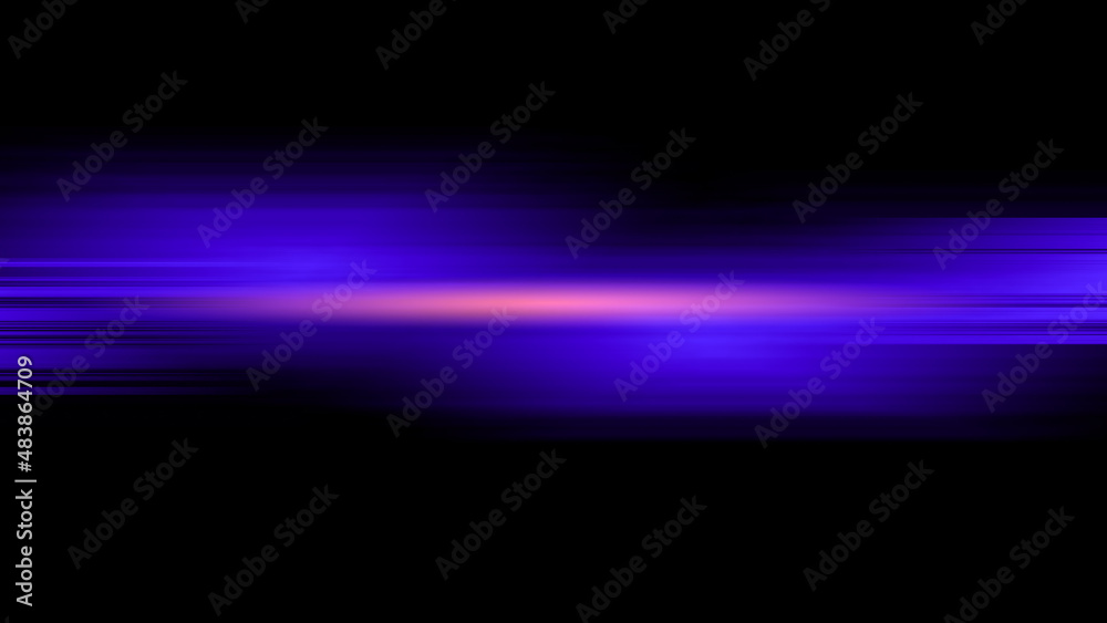 blue background image Bright, swaying light, black background