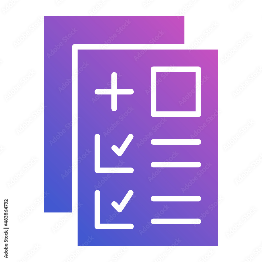 Medical Report History flat gradient icon Medical Report History flat gradient icon