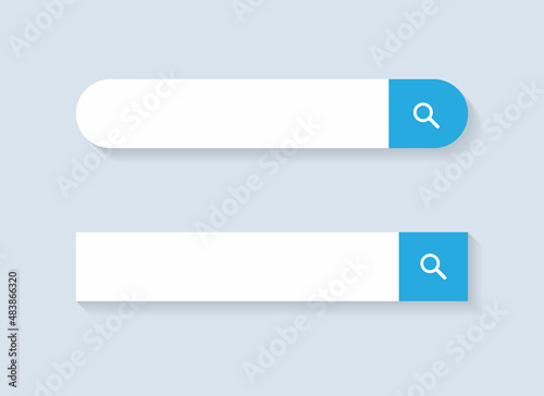 Search Bar Vector Illustration. Website Box Icon