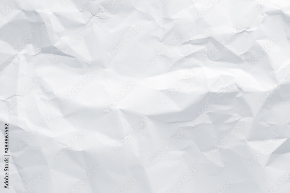 White crumpled paper texture background. White crumpled paper texture background.