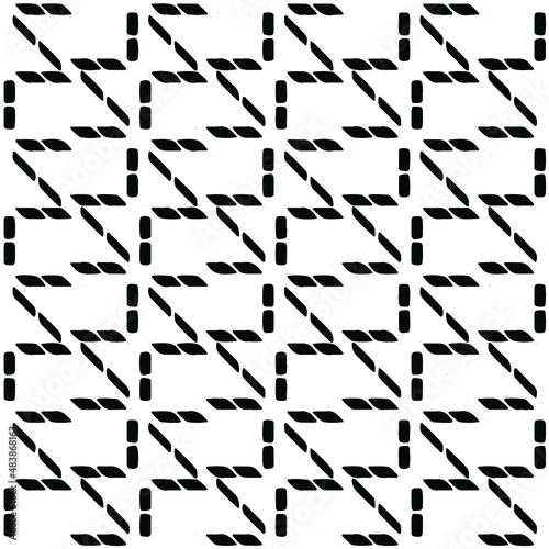 seamless repeating pattern.Black and  white pattern for wallpapers and backgrounds. 