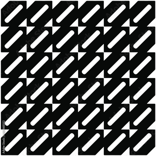  seamless repeating pattern.Black and white pattern for wallpapers and backgrounds. 